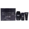 Guy Laroche Drakkar Noir By  For Men - 3 Pc Gift Set 3.4oz Edt Spray In Multi