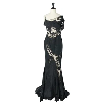 Pre-owned Guy Laroche Dress By Laetitia Hecht Fall-winter 2002 In Black