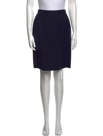 Pre-owned Guy Laroche Knee-length Skirt In Blue