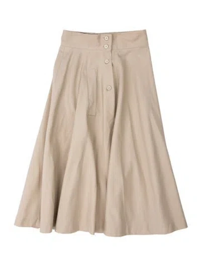 Pre-owned Guy Laroche Long Skirt In Neutral