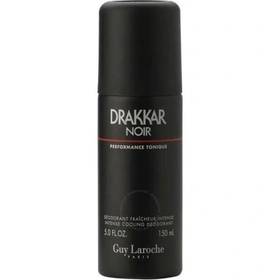 Guy Laroche Men's Drakkar Noir Deodorant Spray 5.0 oz Fragrances 3360372079927 In White