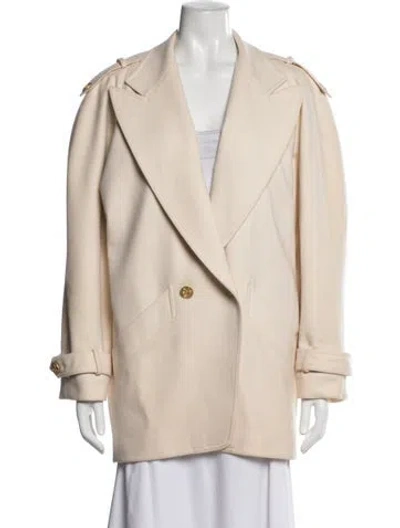 Pre-owned Guy Laroche Vintage 1980's Coat In Neutrals