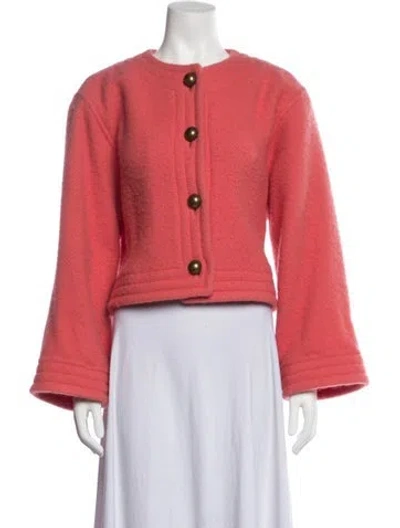 Pre-owned Guy Laroche Vintage 1980's Jacket In Pink