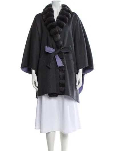 Pre-owned Guy Laroche Vintage 2000's Fur Coat In Multi