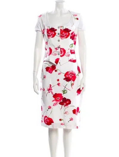 Pre-owned Guy Laroche Vintage 2000's Skirt Suit In Multi