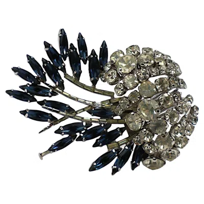 Pre-owned Guy Laroche Vintage Jewelled Brooch In Multi