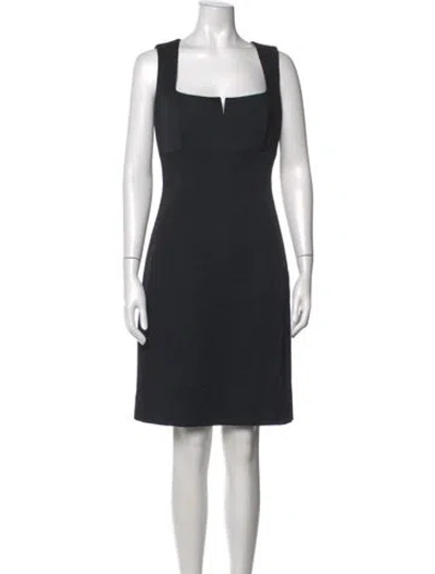 Pre-owned Guy Laroche Vintage Knee-length Dress In Grey