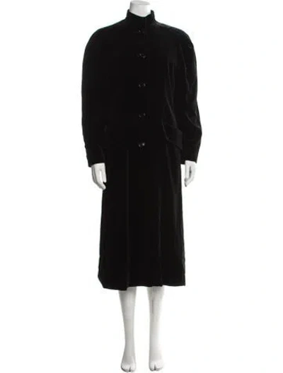 Pre-owned Guy Laroche Vintage Late 1970's - Early 1980's Coat In Black