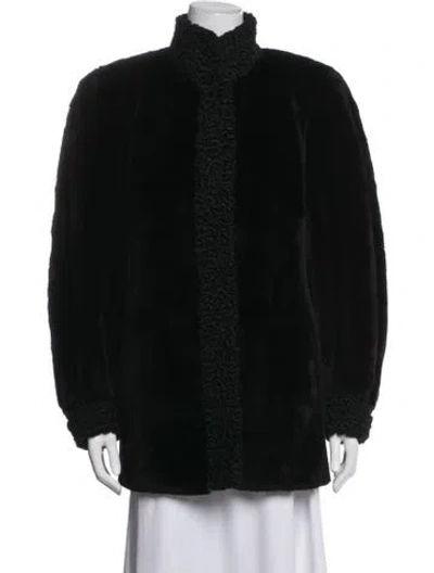 Pre-owned Guy Laroche Vintage Late 1980's - Early 1990's Coat In Black