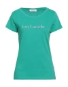 Guy Laroche Woman T-shirt Green Size M Cotton In Green