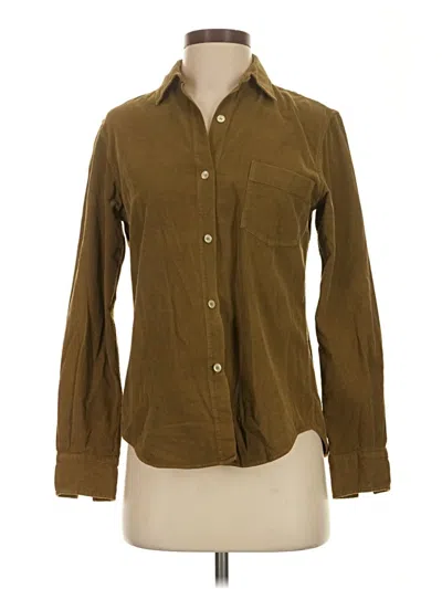 Pre-owned Guy Rover Long Sleeve Button Down Shirt In Brown