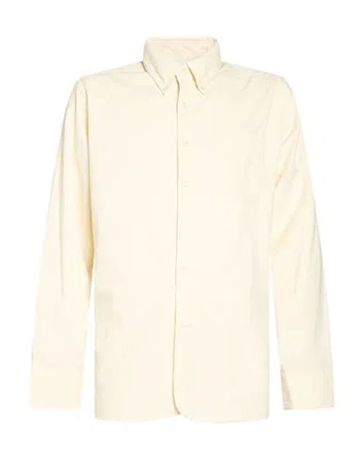 Guy Rover Man Shirt Cream Size L Cotton In Neutral