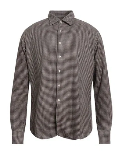 Guy Rover Man Shirt Dark Brown Size Xl Cotton