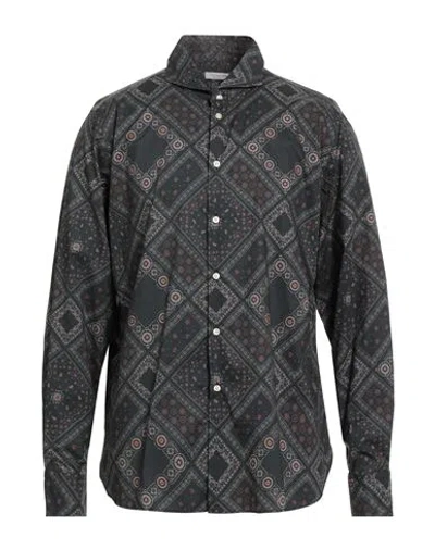 Guy Rover Man Shirt Dark Green Size 17 ½ Cotton