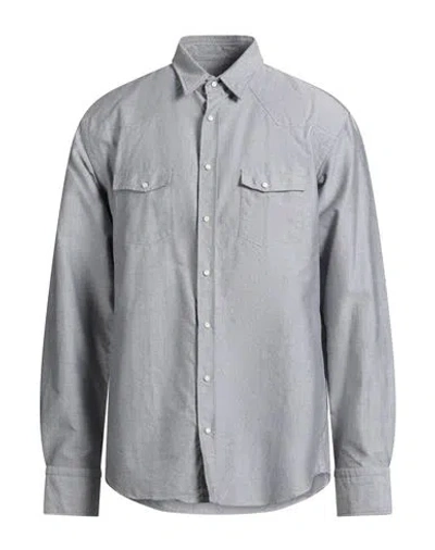 Guy Rover Man Shirt Grey Size 17 ½ Cotton In Gray