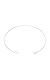 Guzema 18k White Gold Flats Choker