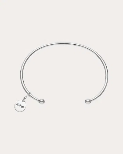 Guzema Women's 18k Gold Arc Cuff Bracelet In White Gold