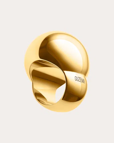 Guzema Women's 18k Gold Bold Orb Ring In Yellow Gold