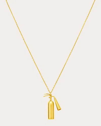 Guzema Women's 18k Gold Mini Extinguisher Pendant Necklace In Yellow Gold