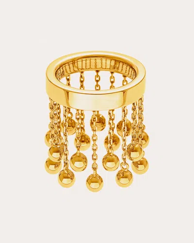 Guzema Women's 18k Gold Orbs Chainfall Ring In Yellow Gold