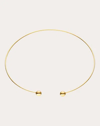 Guzema Women's 18k Gold Orbs Collar Necklace In Yellow Gold