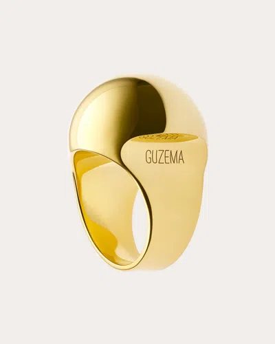 Guzema Women's 18k Gold Sphere Ring In Yellow Gold