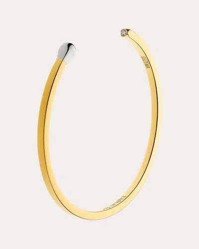 Guzema Women's Diamond Match Cuff Bracelet In Yellow Gold