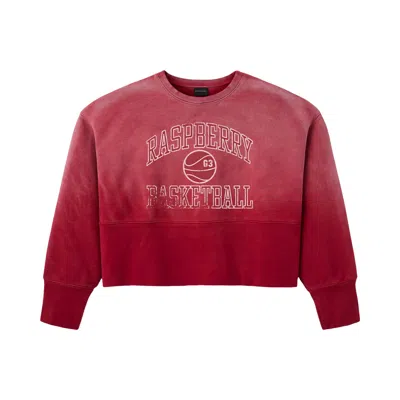 Pre-owned Gv Gallery Bball Crewneck 'washed Red' | Men's Size Xl