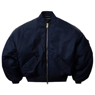 Pre-owned Gv Gallery Bomber Jacket 'navy' | Blue | Men's Size L
