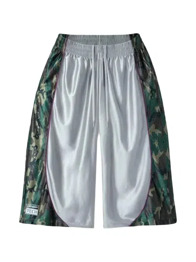 Gv Gallery Camouflage Basketball Shorts In Silver