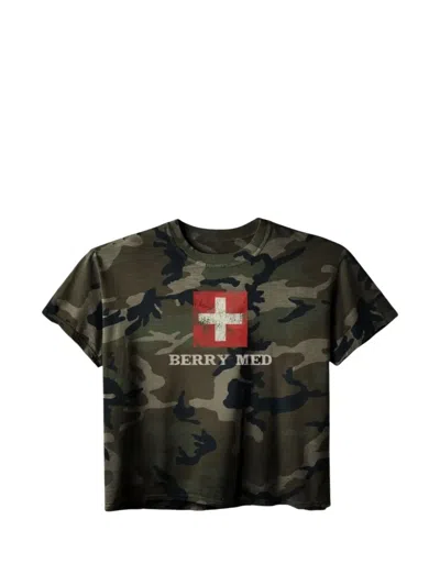Gv Gallery Camouflage-pattern T-shirt In Green