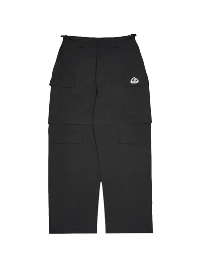 Gv Gallery Cargo-pocket Loose-fit Trousers In Black