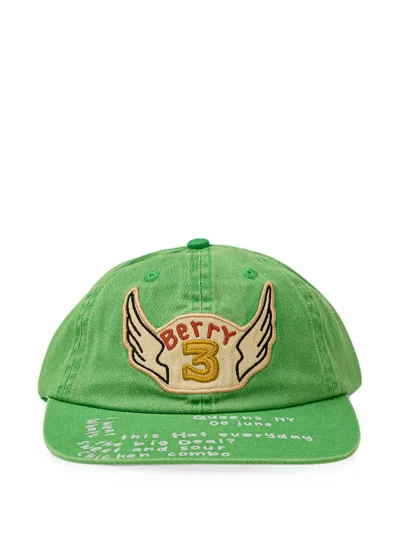 Gv Gallery Chicken Combo Logo-patch Baseball Cap In Green
