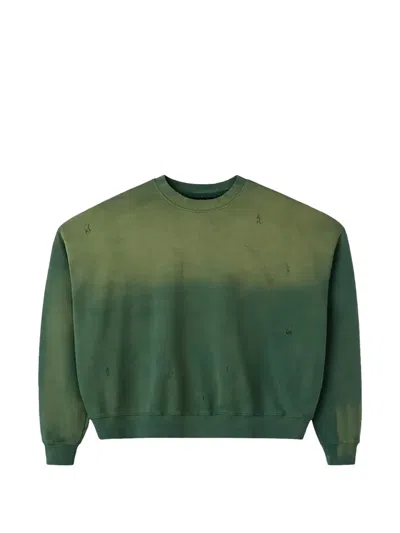 Gv Gallery Crew-neck Long-sleeve Sweatshirt In Green