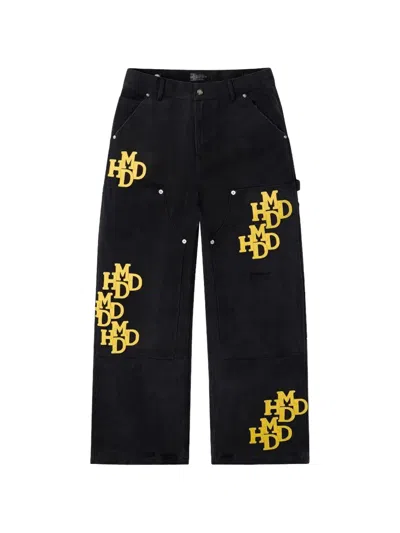 Gv Gallery Double Knee Trousers In Black