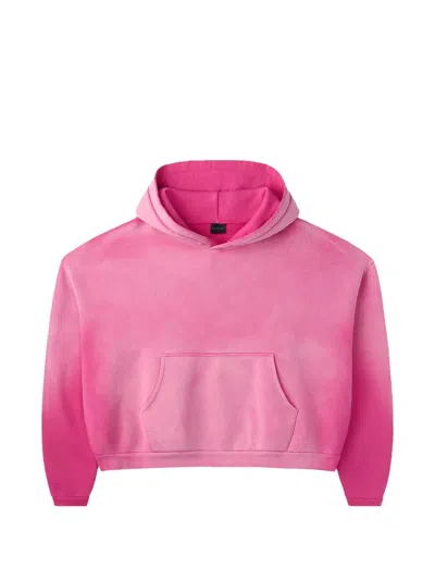 Gv Gallery Faded-effect Hoodie In Rosa