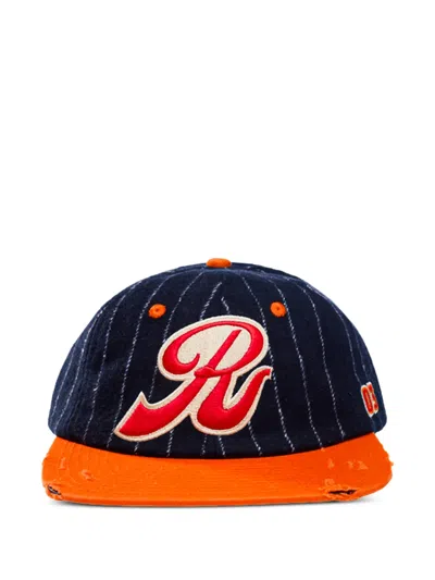 Gv Gallery Jackie Robinson Pinstriped Baseball Cap In Blue