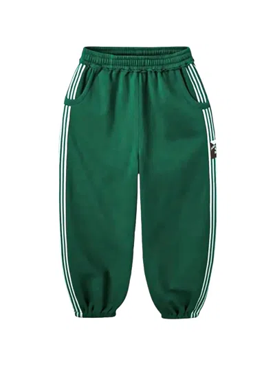 Gv Gallery Lil Leon Striped Track Pants In Green