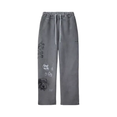 Pre-owned Gv Gallery Malik Wright Sweats 'grey' | Men's Size L