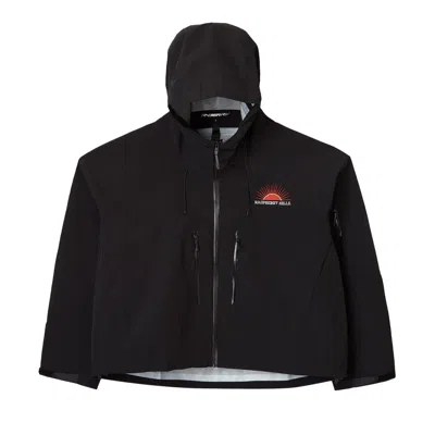 Pre-owned Gv Gallery Raspberry Hills Rain Jackets 'black' | Men's Size Xl