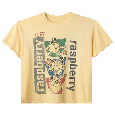 Pre-owned Gv Gallery Raspberry Macker Tee 'yellow' | Men's Size M