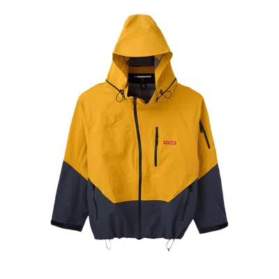 Pre-owned Gv Gallery Rasp-tex Jacket 'yellow' | Men's Size L