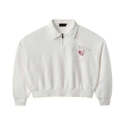Pre-owned Gv Gallery Rb Half Zip 'white' | Men's Size Xxl