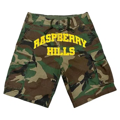 Pre-owned Gv Gallery Rh Shorts 'camo' | Green | Men's Size Xl