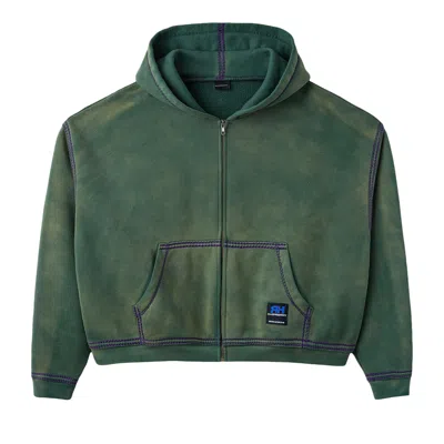 Pre-owned Gv Gallery Skunk Zip Up 'green/purple' | Men's Size S