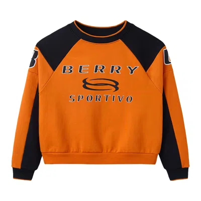 Pre-owned Gv Gallery Sportivo Crewneck 'orange/black' | Men's Size L