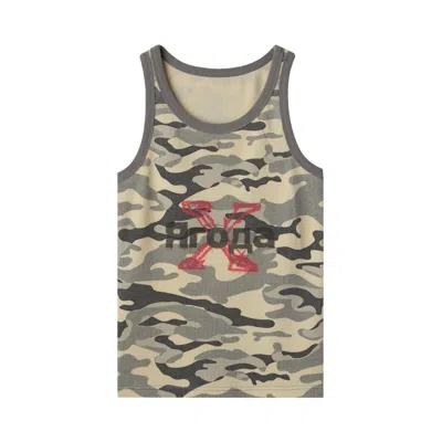 Pre-owned Gv Gallery Waffle Snow Tank 'cream Snow Camo' | Green | Men's Size S
