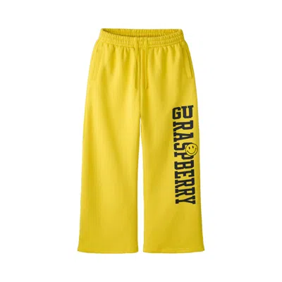 Pre-owned Gv Gallery X Greedy Unit F&f Sweats 'yellow' | Men's Size M
