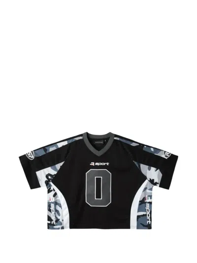 Gv Gallery X Raspberry Hills Camo-print Short-sleeve Jersey In Black