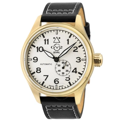 Gv2 By Gevril Aeronautica Automatic White Dial Men's Watch 18003 In Black